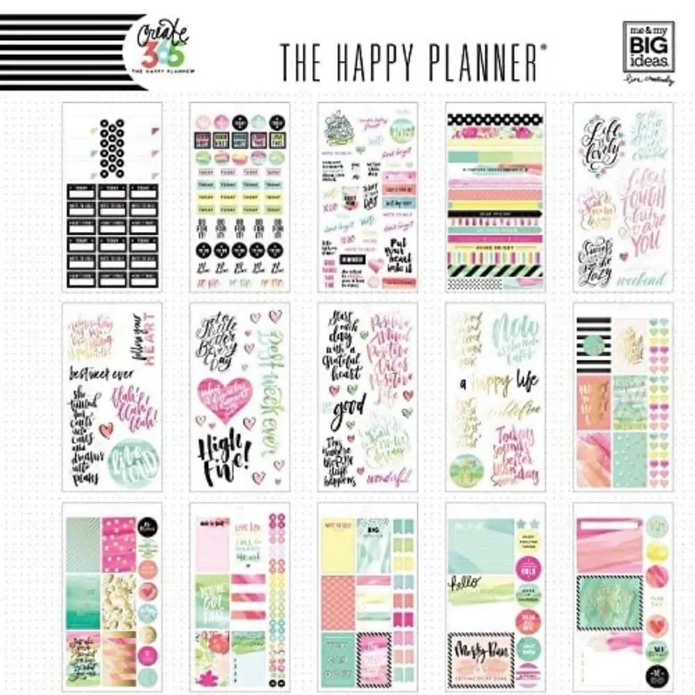 THE HAPPY PLANNER WATERCOLORS STICKERS